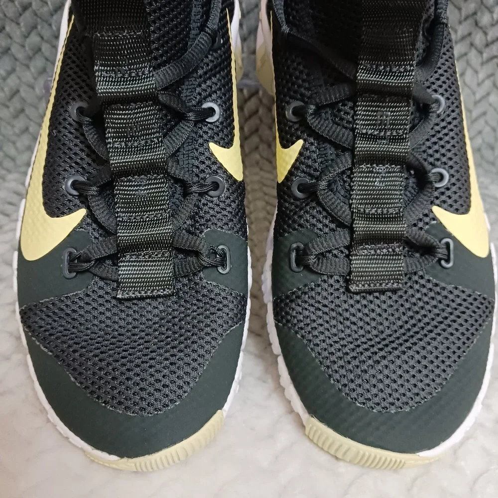 Nike Free Metcon 3 Black Bright Mango Women's Training Running Shoes Size 8.5